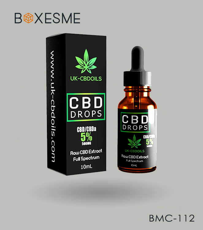 CBD Dropper Bottle Boxes Wholesale